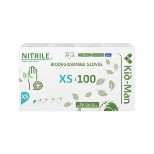 Bioloģiski sadalāmie nitrila cimdi N100, izmērs XS