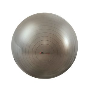 Fizioterapijas bumba sudraba 75 cm. ar pumpi