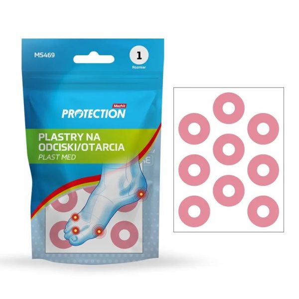 Ieliktņu komplekts pēdai PLAST MED, izmērs 1