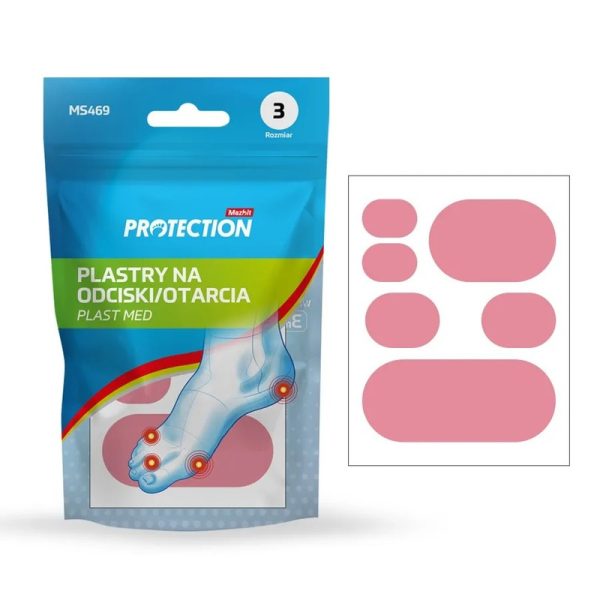 Ieliktņu komplekts pēdai PLAST MED, izmērs 3
