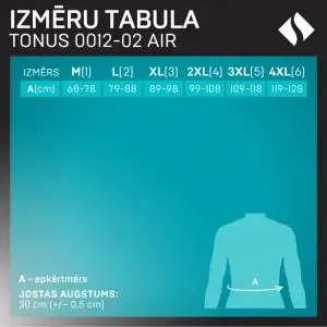 Korsete jostas daļai 0012-02 AIR