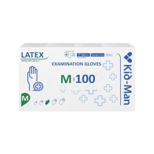 Lateksa cimdi, N100, izmērs M