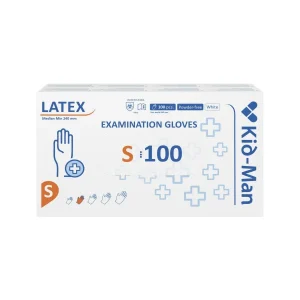 Lateksa cimdi, N100, izmērs S