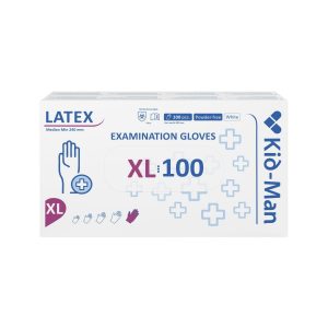Lateksa cimdi, N100, izmērs XL