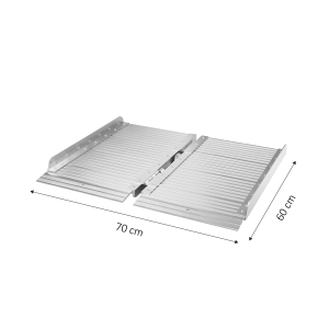 Alumīnija rampa riteņkrēslam, garums 60 cm