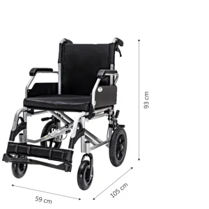 Pavadoņa vadāms ratiņkrēsls, izmērs 41 cm