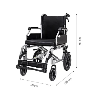 Pavadoņa vadāms ratiņkrēsls, izmērs 51 cm