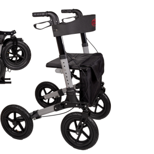 Rollators ar 4 lieliem riteņiem AT51036 svara izturība 136kg
