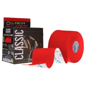 Teips REA TAPE, Classic (k/v), 5cmx5m, krāsa sarkana