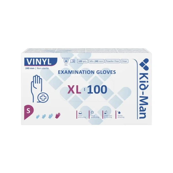 Vinila cimdi, N100, izmērs XL